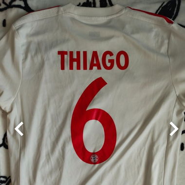 Bayern München Trikot #6 Thiago Original Grösse S