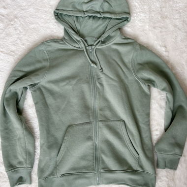 Grüner Zip-up sweatshirt