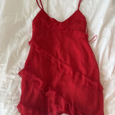 Robe d'été rouge