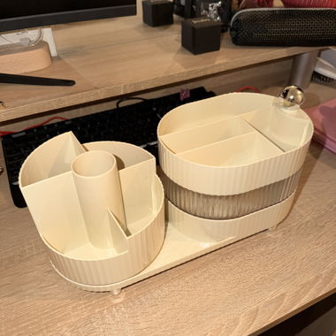 Organizer girevole per riporre in plastica