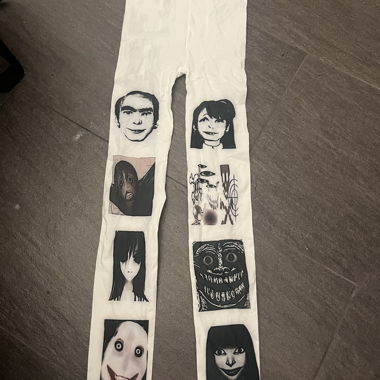 Collant con stampa horror