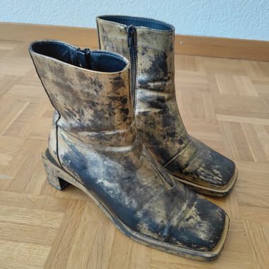 Vintage Leather Ankle Boots