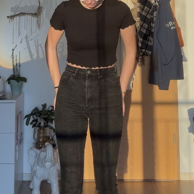 Asos Jeans schwarz