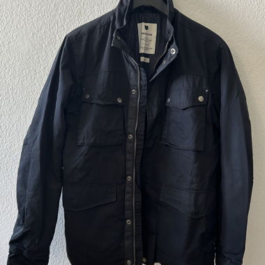 Marineblaue Utility-Jacke