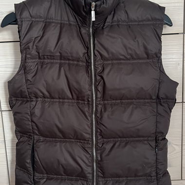 Gilet imbottito Moncler marrone taglia 4