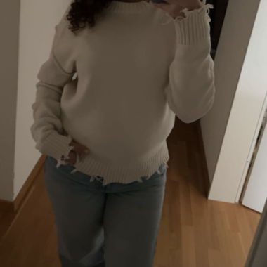 Bershka ripped Pullover