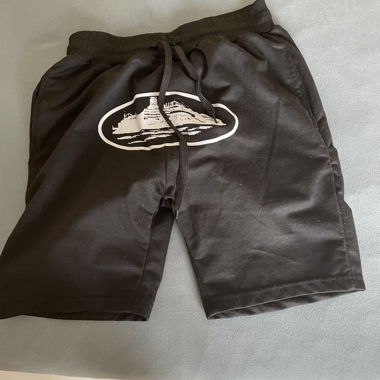 Black Shorts with Print