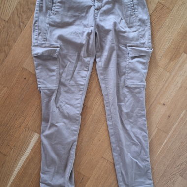Pantalon cargo beige