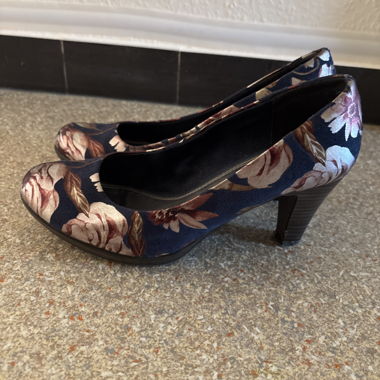 Floral High Heels