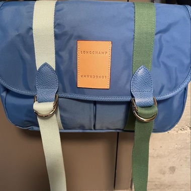 Borsa a tracolla Longchamp blu