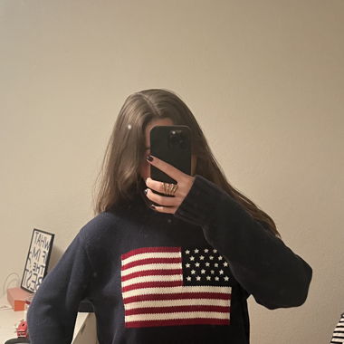American Flag Sweater