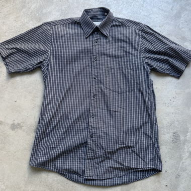 Camicia corta a quadri