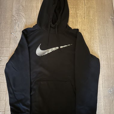 Felpa con cappuccio Nike Dri-Fit nera taglia L