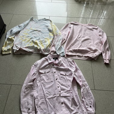 Surchemise rose avec poches