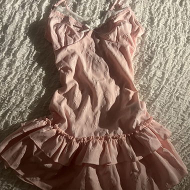 Abito angelico rosa/bianco