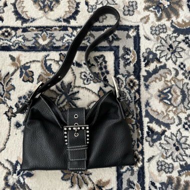 cute black/silver y2k bag