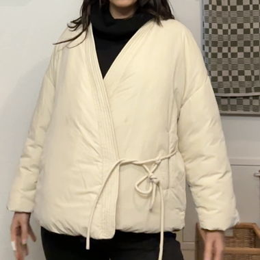 MANGO PUFFY WRAP WINTER JACKET