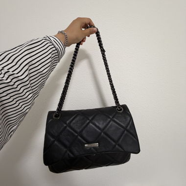 Borsa a tracolla nera Anna Luchini