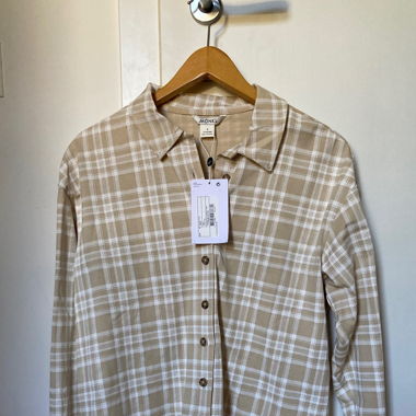 Hemdbluse/Shirt beige