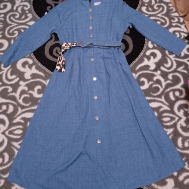 Robe mi-mollet en jean Midaxi MaxiModa, t. 46