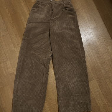 Zara Brown Corduroy Trousers