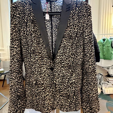 The Kooples leopard blazer size S