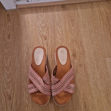Sandales roses
