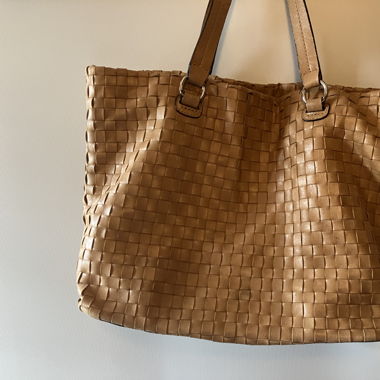 Sac cabas en cuir véritable Leather bag