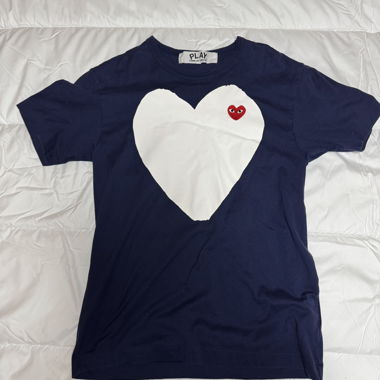 T-shirt PLAY Comme des Garçons blu L