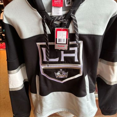 Hoodie Reebok NHL Los Angeles Kings NUOVO