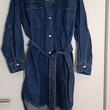 Abito-camicia in jeans