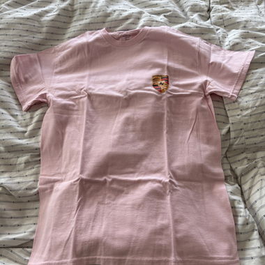 T-shirt Porsche rose