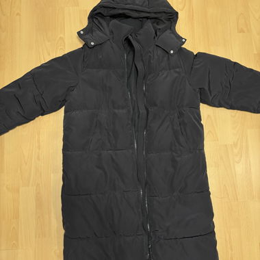 Black H&M winter coat