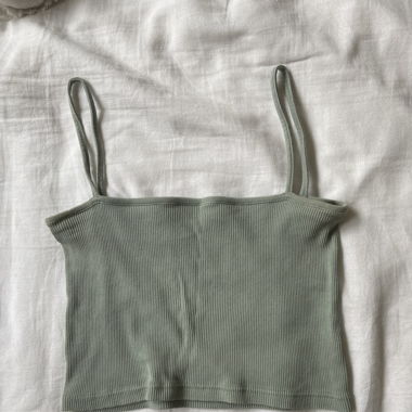 Tank Top Brandy Melville olive green 