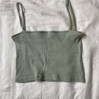 Tank Top Brandy Melville olive green 
