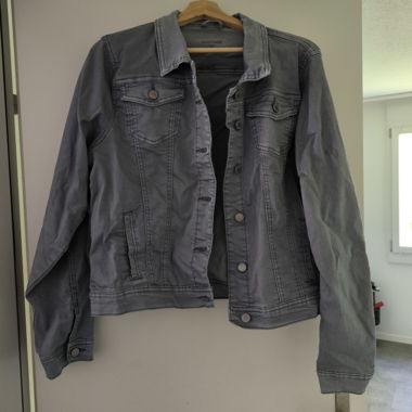Veste en jean bleue XL