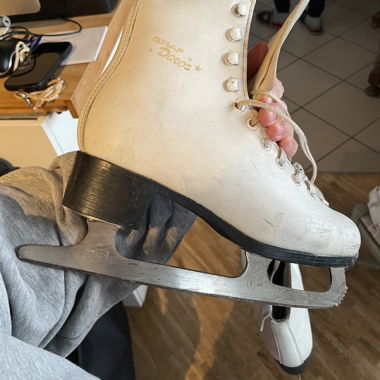 Patins artistiques blancs Davos