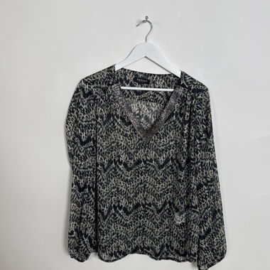 Morgan patterned blouse