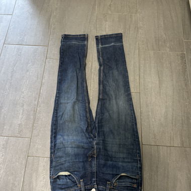 Blaue Levi Skinny Jeans