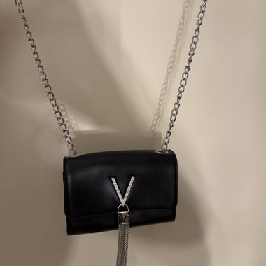 Valentino Black Chain Shoulder Bag