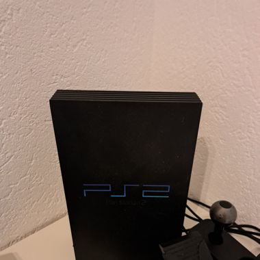 PS2 mit Lenkrad 