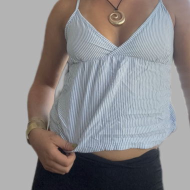 Striped Spaghetti Strap Top