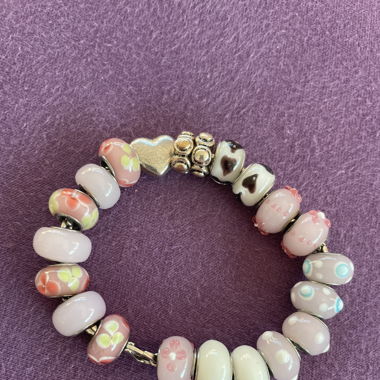Armband mit wechsel Perlen