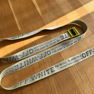 Cintura industriale Off-White gialla