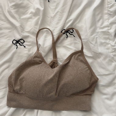 Haut bralette marron