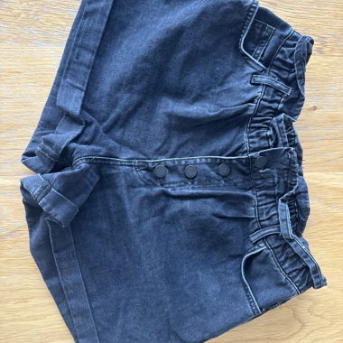 ONLY black denim shorts XL