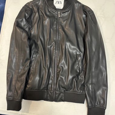 Zara leather jacket