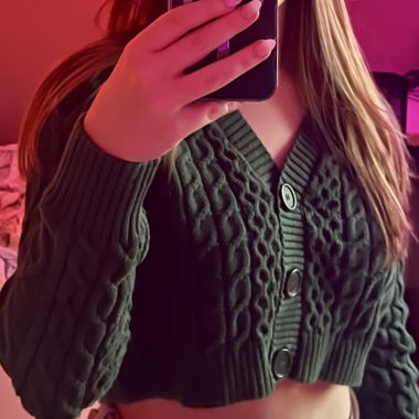 Crop top strick pullover