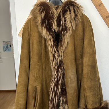 Vintage Shearling-Mantel