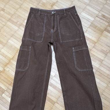 Brown wide pants